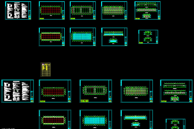 武威钢结构厂房图纸