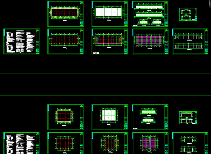 武威钢结构厂房图纸