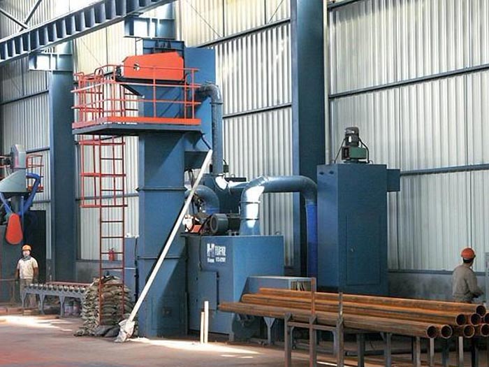 武威网架杆件拋丸