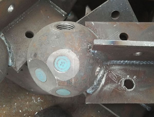 武威螺栓球球塞，网架配件