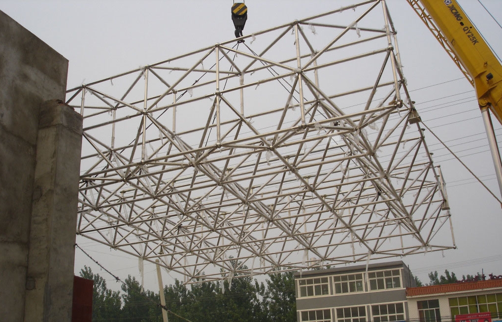 武威不锈钢门头网架安装