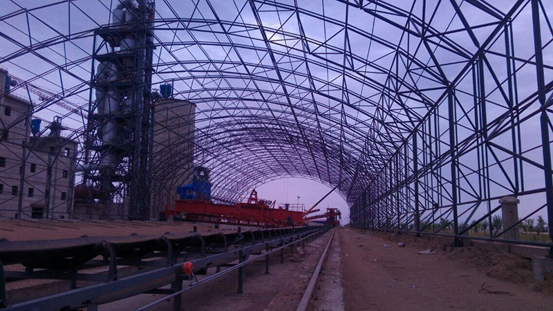 武威煤棚网架安装