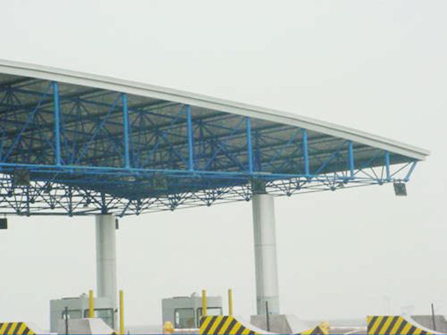 武威收费站网架工程