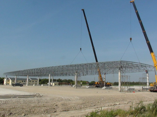 武威收费站网架工程