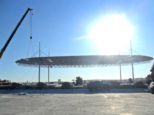 武威加油站网架案例